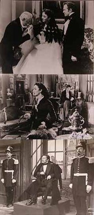 Item #17-1313 Set of 3 (three). Jennifer Jones & Van Heflin in “Madame Bovary”, 1949....