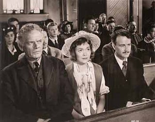 Item #17-1347 Charles Bickford, Jane Wyman, and Lew Ayres in “Johnny Belinda”, 1948. Warner...