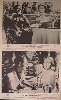 Item #17-1350 Set of 2 (two): Ann Todd, Claude Rains, and Trevor Howard in David Lean’s “The Passionate Friends”, 1949. Cineguild.