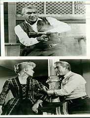Item #17-1364 Two (2) Stills from the motion picture Warlock. 20th Century Fox.