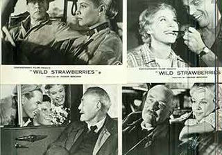 Item #17-1377 Four (4) Stills from the motion picture Wild Strawberries. Contemporary Films