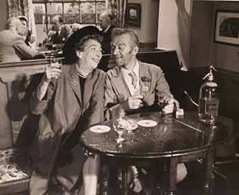 Item #17-1479 Martita Hunt and Cyril Cusack in “The March Hare”, 1956. British Lion Film Corporation.