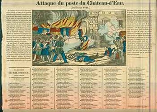 Item #17-1496 Attaque du poste du Château-d'Eau (24 février 1848). (Attack on the...