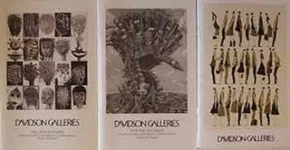 Item #17-1612 Set of three: Davidson Galleries Fall Catalogues, 2014, 2018, and 2019. Davidson...