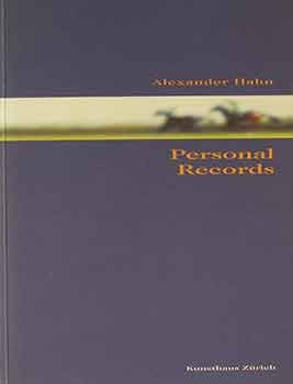 Item #17-1937 Alexander Hahn: Personal Records. Alexander Hahn