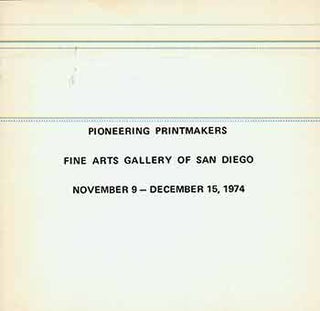 Item #17-1949 Pioneering Printmakers. (Works by Nathan Oliveira, Garner H. Tulus and Zack Zajac....