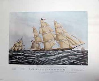 Item #17-2597 Clipper Ship “Sweepstakes”. (Poster). FF Palmer, N. Currier