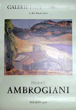 Item #17-2630 Pierre Ambrogiani : Mai-Juin, 1976. (Poster). Pierre Ambrogiani.