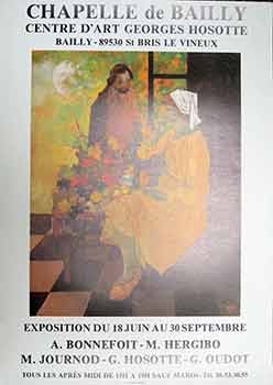 Item #17-2643 Exposition du 18 Juin au 30 Septembre 1985. (Poster). Georges Hosotte