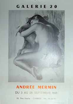 Item #17-2695 Andrée Mermin : 3 au 29 Septembre 1981. (Poster). Andrée Mermin