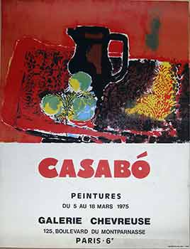 Item #17-2780 Casabo Peintures : 5 au 18 Mars 1975. (Poster). Casabo