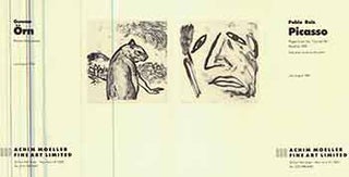 Item #17-2952 Pablo Ruiz Picasso : Gunnar Orn Recent Monotypes. (Pamphlet published on the...