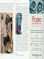 Picasso and Portraiture : Representation and Transformation. (Pamphlet published on the occasion. Patterson Sims.