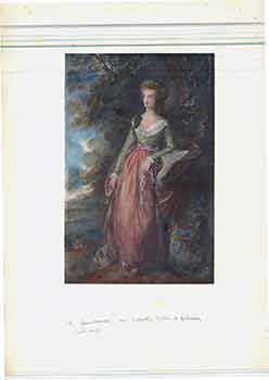 Item #17-2976 Mrs Hamilton Nisbet (1756 - 1834) (Lady Anne Hamilton). (Hand colored gravure)....