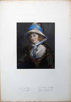 Item #17-2979 Primrose Oualie fille de George III. (Hand colored gravure). George Romney.