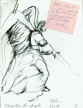Lin Evola - Wings over Los Angeles : Proposal for the Jewish Angel. (Signed Handwritten Note Laid in)