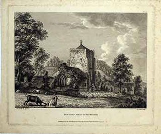 Item #17-3018 Beauchief Abbey in Derbyshire. (B&W engraving). P. Sandby, W. Watts, Artist, Engraver