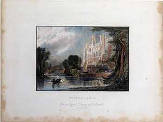Item #17-3021 Warwick Castle. (Color engraving). C. Marshall, S. Lacey, Artist, Engraver
