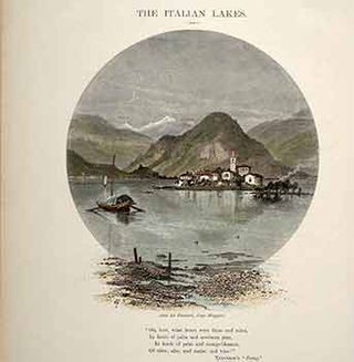 Item #17-3135 The Italian Lakes. (Color engraving). 19th Century Italian Artist