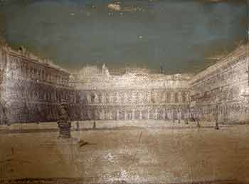 Item #17-3138 Piazza de la Chiesa. (Color print). 19th Century Italian Artist.
