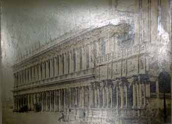 Item #17-3140 Libreria e Loggetta, Venice. (Color print). 19th Century Italian Artist.