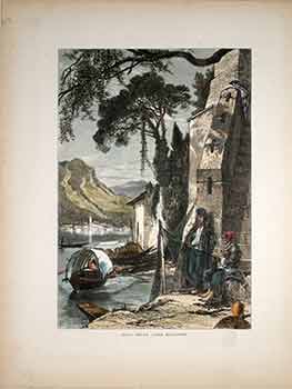 Item #17-3169 Isola Bella, Lago Maggiore. (Color engraving). 19th Century Italian Artist