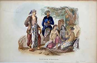 Item #17-3198 Marchand D’Esclaves : a Timor (Malais). (Hand colored engraving). 19th Century...