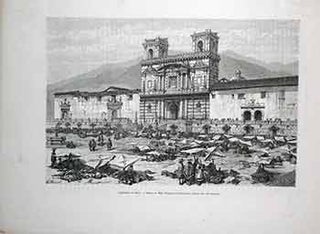 Item #17-3208 Cathedrale de Quito. (B&W engraving). MM Clerget, Ferdinandus, Artist