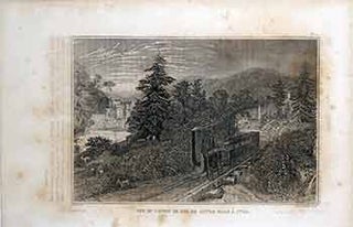 Item #17-3230 Vue du Chemin de Fer de Little Falls a Utica. (B&W engraving). Barlett, Leonce...