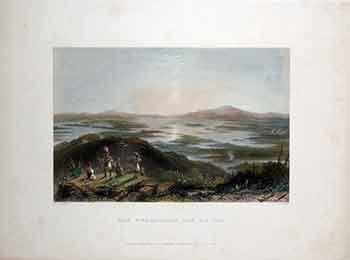 Item #17-3244 Lake Winnipisseogee, from Red Hill. (Color engraving). W. H. Bartlett, R. Wallis.