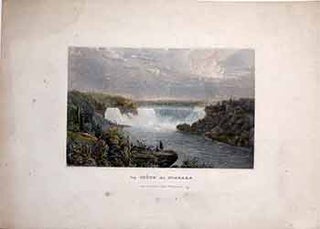 Item #17-3248 La Chute du Niagara. (Color engraving). 19th Century European Artist