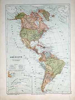 Item #17-3262 Amerique. A. Vuillemin, Erhard, E. Cortambert, Artist, Engraver