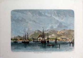 Item #17-3279 Le Port d’Espagne, a la Trinidad. Berard, Huyot, Artist, Engraver