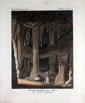 Item #17-3301 Tropfsteinhöhle bey Slains in Nord-Schotland. (Annuaire du Club Alpin Français...