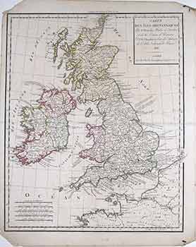 Item #17-3308 Carte Des Iles Britanniques. E. Mentelle, P. G. Chanlaire