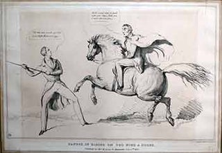 Item #17-3400 Danger of Riding on Too High a Horse (Ulick de Burgh, 1st Marquess of Clanricarde;...