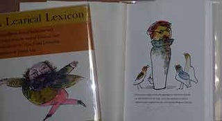Item #17-3468 A Learical Lexicon : From the Works of Edward Lear. One of 100 copies featuring an...