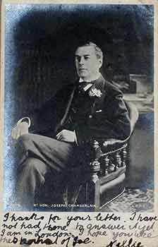 Item #17-3569 Rt. Hon. Joseph Chamberlain. 20th Century European Photographer