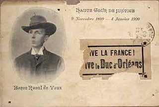 Item #17-3582 Haute Cour de Justice : Baron Raoul de Vaux. 20th Century French Photographer