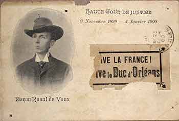 Item #17-3582 Haute Cour de Justice : Baron Raoul de Vaux. 20th Century French Photographer.