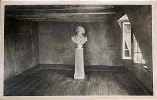 Item #17-3596 Illustration of Beethoven’s bust in a room. 20th Century European Artist