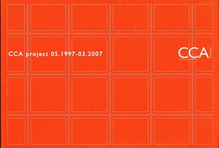 Item #17-3628 CCA Project 05.1997- 03.2007. (Catalogue of projects created by 38 international...