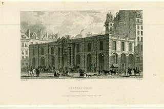Item #17-3680 Chateau D’Eau. Vers Palais Royal. (B&W engraving). J. Nash, A. Purgin, Tingle,...