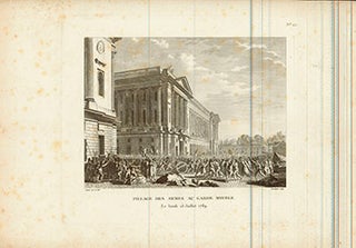 Item #17-3699 Pillage des Armes au Garde Meuble. (B&W engraving). Prieur, Berthault, engraver