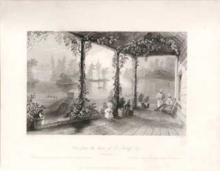 Item #17-3727 View from the house of R. Shirreff, Esq. (B&W engraving). W. H. Bartlett, J. T....