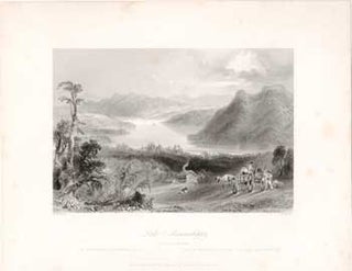 Item #17-3731 Lake Massawhippy. (B&W engraving). W. H. Bartlett, S. Bradshaw