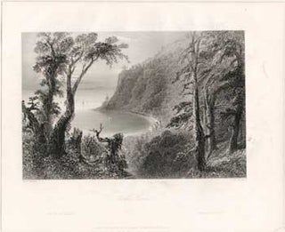 Item #17-3737 Wolfe’s Cove. (B&W engraving). W. H. Bartlett, J. Cousen