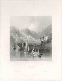 Item #17-3740 Port Hope. (B&W engraving). W. H. Bartlett, E. Benjamin.