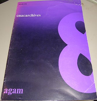 Item #17-3757 Cnacarchives 8: Agam. October-December 1972. Centre national d’Art Contemporain