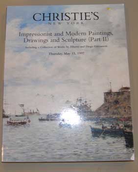 Item #17-3781 Impressionist and Modern Paintings, Drawings and Sculpture (Part II). Sale # 8650....